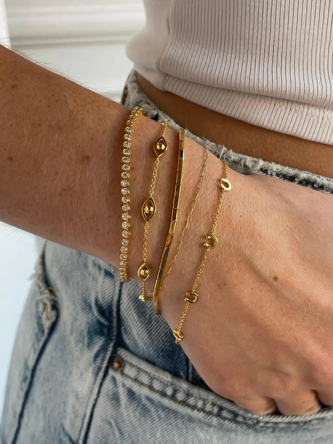 Delilah | Charm Bracelet - Gold - Image 9