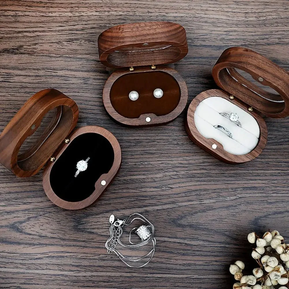 Oval Wooden Jewellery Box - Image 13