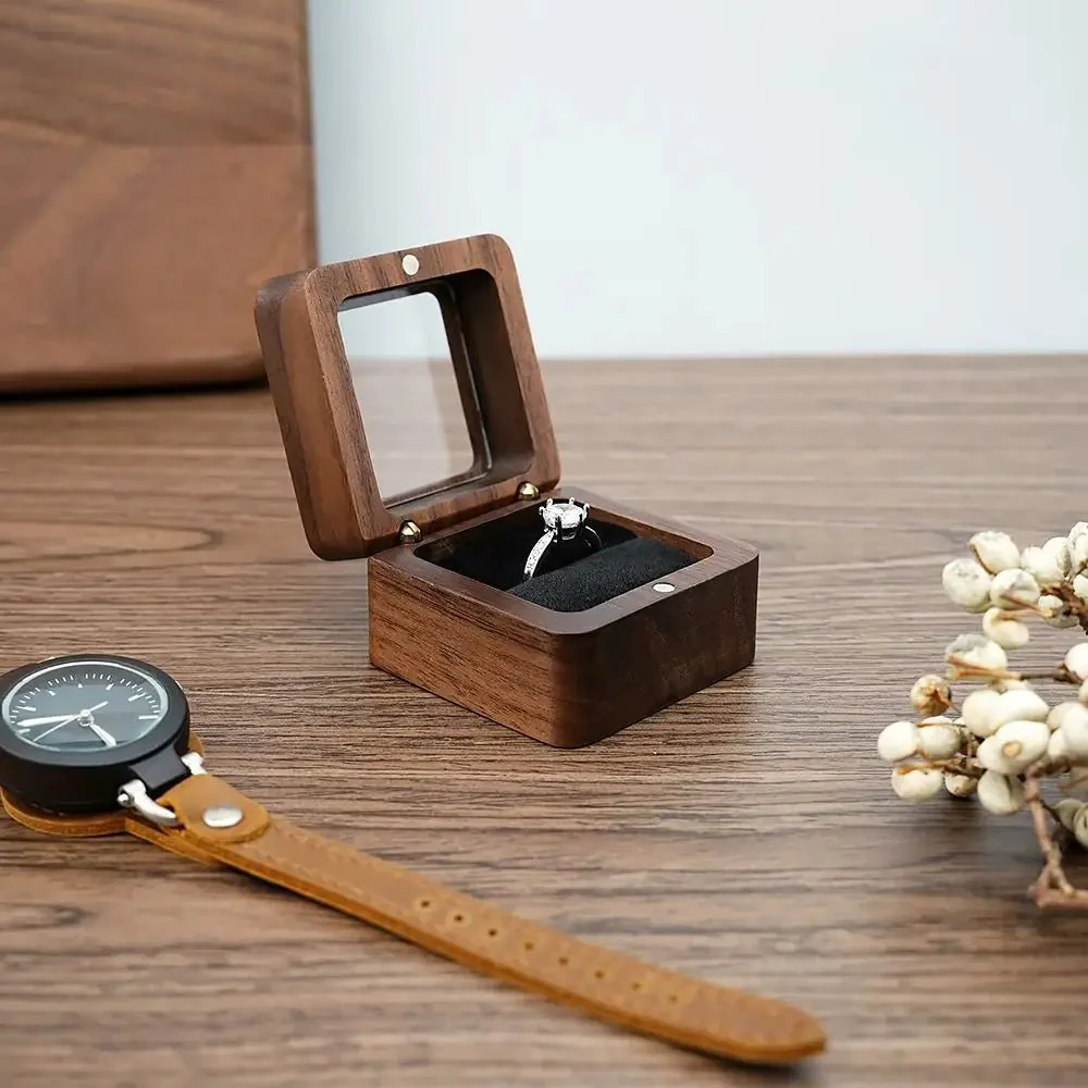 Wooden Jewellery Box with Display Window - Image 4